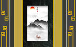 新中式背景墙
