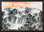 山水画水墨山水画意境山水画