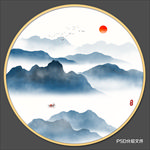 意境山水画