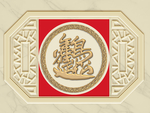 松鹤延年浮雕装饰画