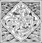 设计素材 传统图案 龙 云