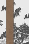 新中式写意山水国画建筑装饰画