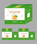 秭归脐橙包装盒绿色