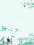 清明节日海报矢量图