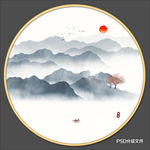 水墨山水