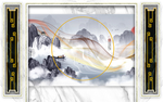 新中式背景墙
