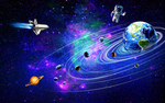 宇宙星空太阳系