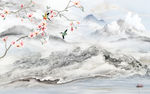 高清 石纹新山水画 TIF分层