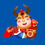 卡通牛