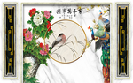 新中式背景墙 新
