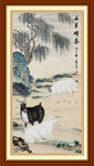 三羊开泰国画