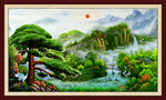 聚宝盆油画