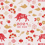 2021年新年图案