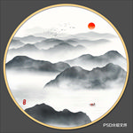 新中式山水画
