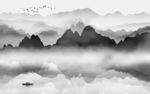 高端 唯美中式山水 TIF分层