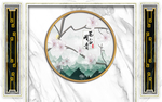 新中式背景墙