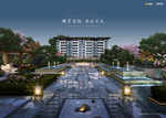 新中式 庭院 地产