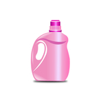 原创卡通洗衣液瓶子 粉色瓶子