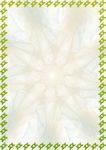青黄 聘书底纹