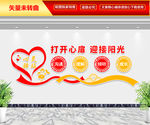 心灵驿站 企业文化文化墙