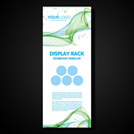 绿色展架 展会展架