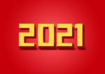 2021立体字