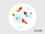 卡通金鱼插画图标