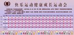 幼儿园运动会成绩公示栏