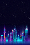 城市剪影背景