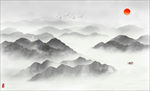 水墨山水装饰画