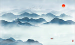 新中式山水画
