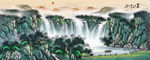 聚宝盆风水画