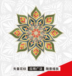 矢量花纹