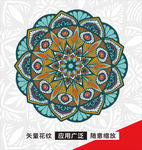 矢量花纹