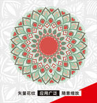 矢量花纹
