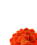 喜庆中国风春节牡丹花