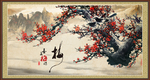国画梅花