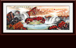 山水画水墨山水画 意境山水画