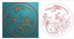 月季花精雕图