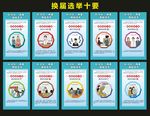 换届选举十要展板