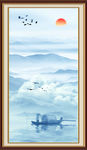玄关山水画