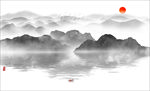 新中式山水画