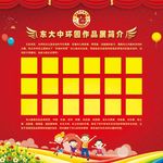 幼儿园作品展图版