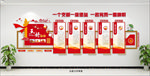 五好优秀党员文化墙