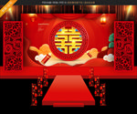 婚礼喷绘