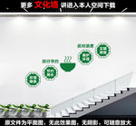 食堂楼道文化墙