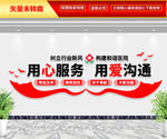 医院文化墙医生服务标语
