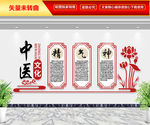 中医文化墙精气神标语