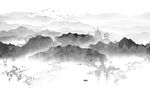 抽象山水画