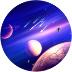 圆形星空UV软膜